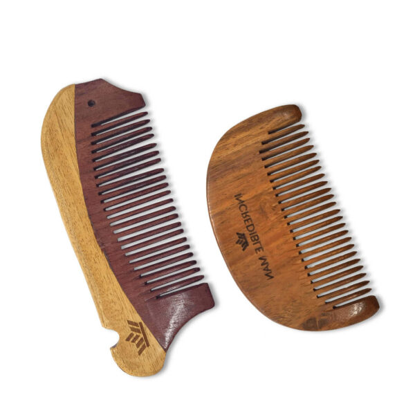 Rosewood Beard Comb and Sheesham Wood Comb